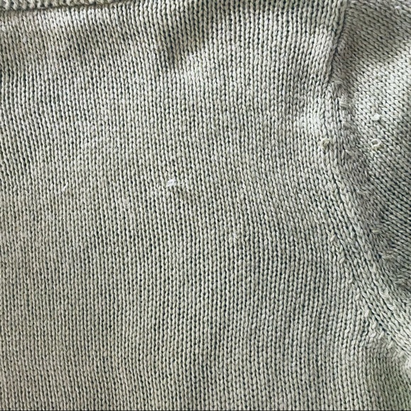 Chico's Pastel Green Cowl Neck Oversized Sweater - Picture 6 of 16